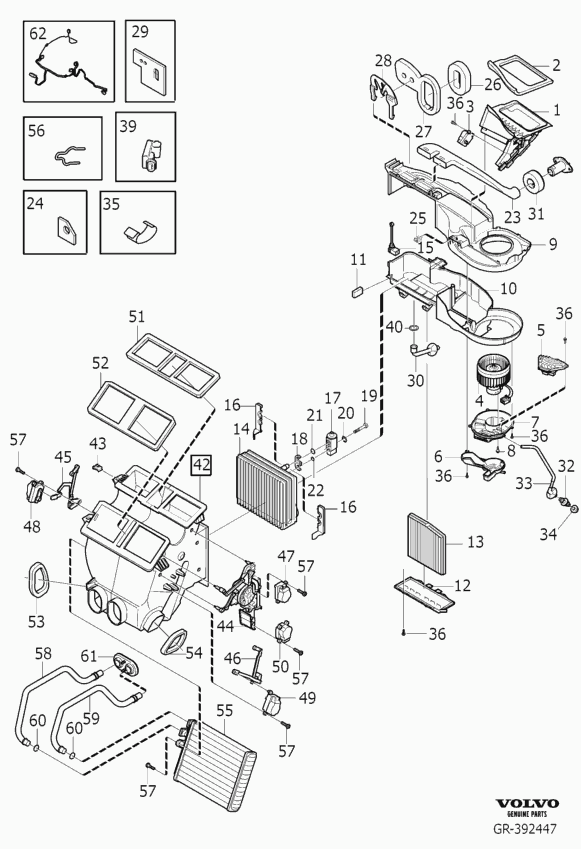 Volvo 9 171 503 - Izmenjivač toplote, grejanje unutrašnjeg prostora parts5.com