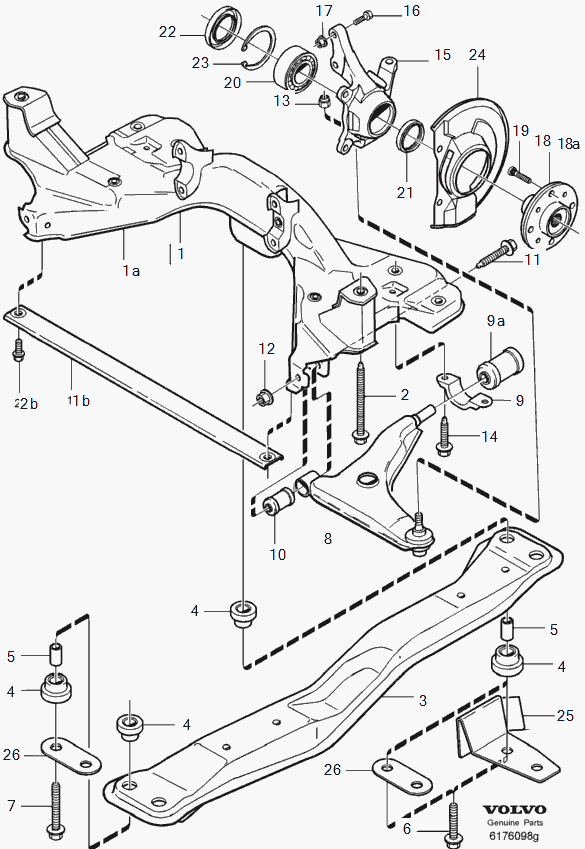 Volvo 30887025 - Brat, suspensie roata parts5.com