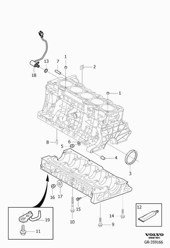 Volvo 31 330 091 - Tömítőgyűrű, főtengely parts5.com