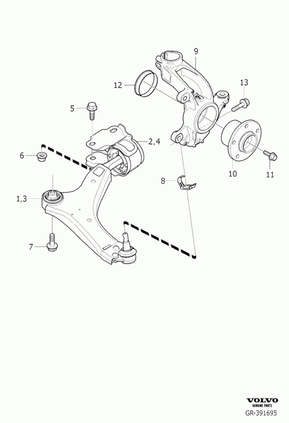 Volvo 31277526 - Lenker, Radaufhängung parts5.com