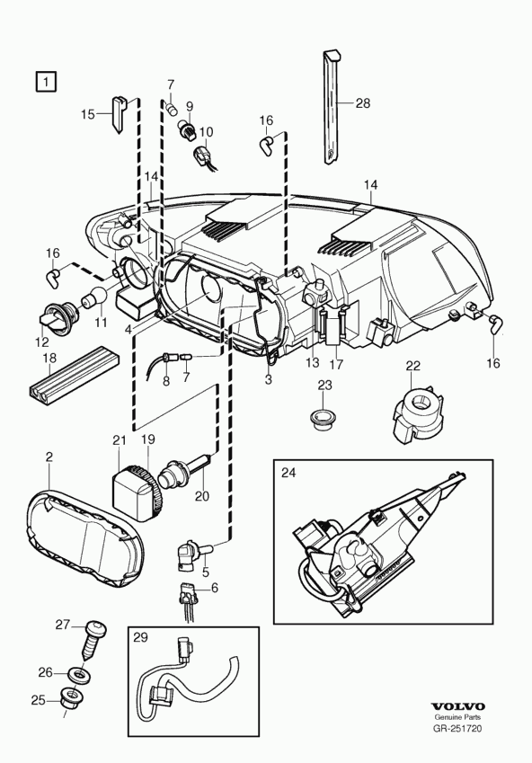 Volvo 31213765 - Unit left parts5.com