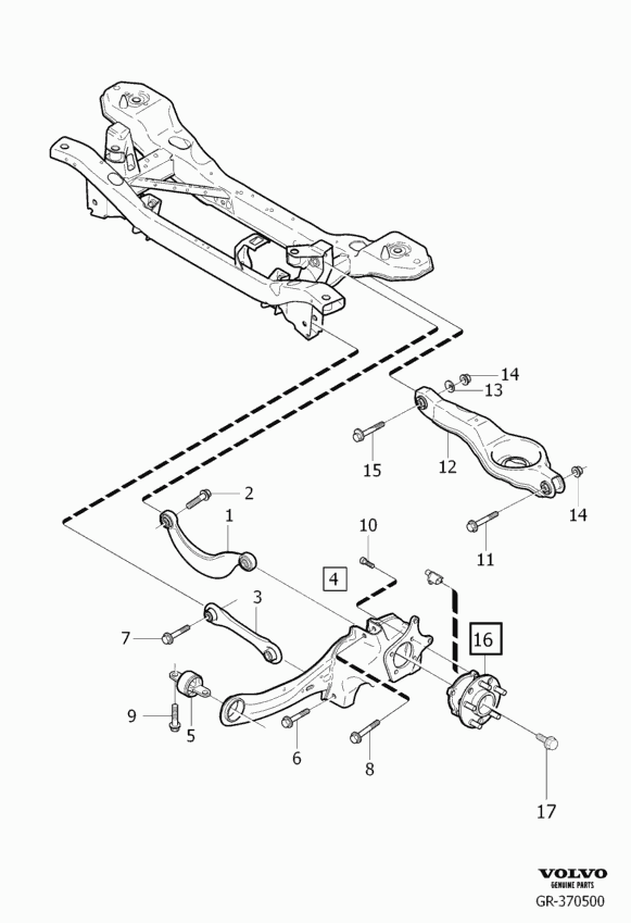 MAZDA 31277584 - Brat, suspensie roata parts5.com