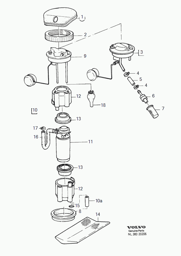 Volvo 988022 - Abrazadera de sujeción parts5.com