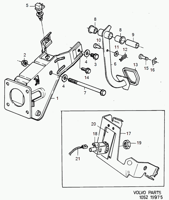 Volvo 3 412 682 - Interruptor luces freno parts5.com