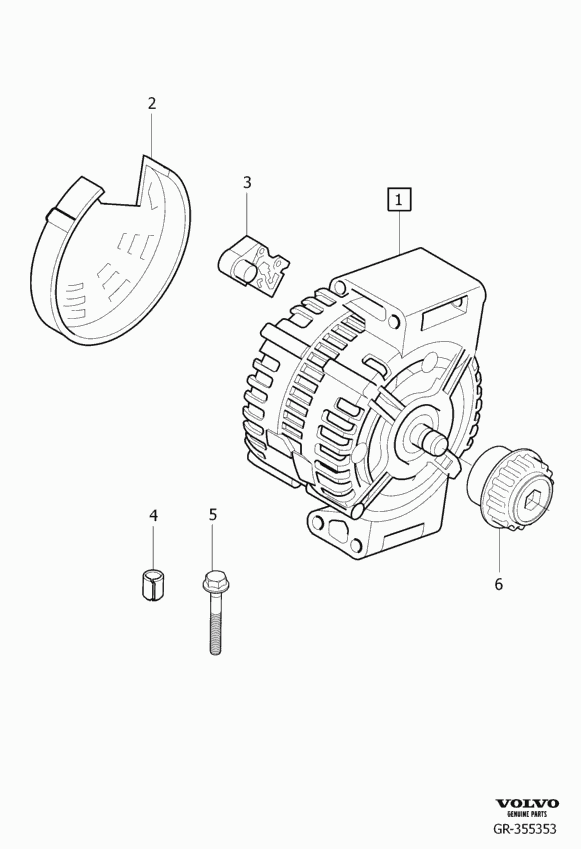 Volvo 36012382 - Generator / Alternator parts5.com