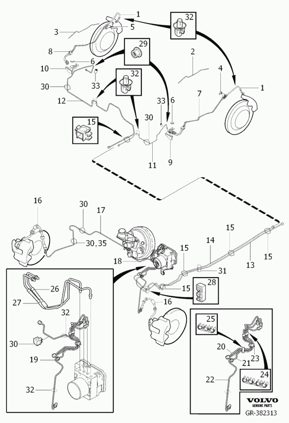 Volvo 31261882 - Jarruletku parts5.com