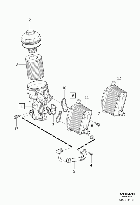 Volvo 30750013 - Filtr oleju parts5.com