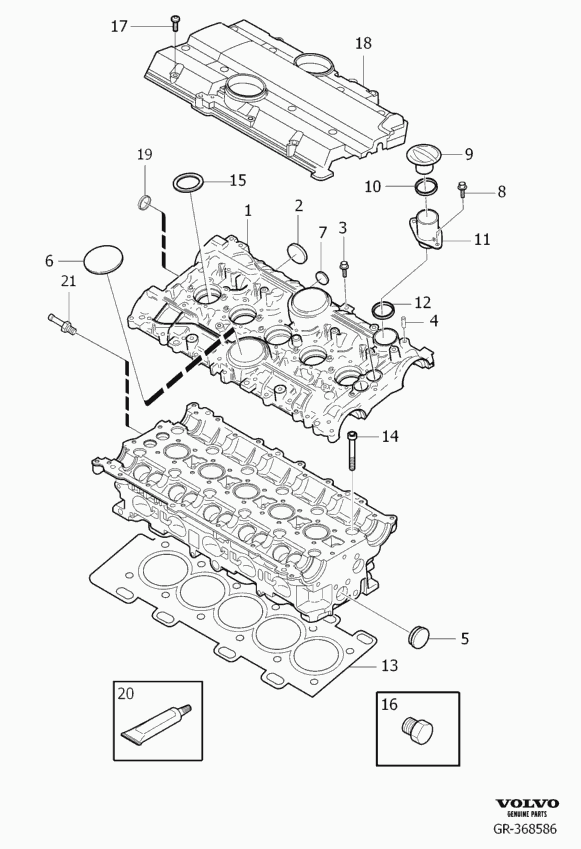 Volvo 925063 - Dichtung, Ansaugkrümmer parts5.com