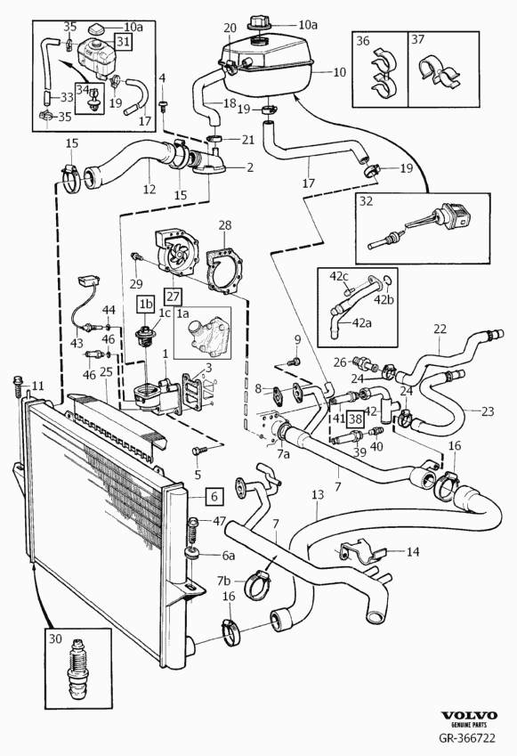 Volvo 3 075 170 0 - Vodna crpalka parts5.com