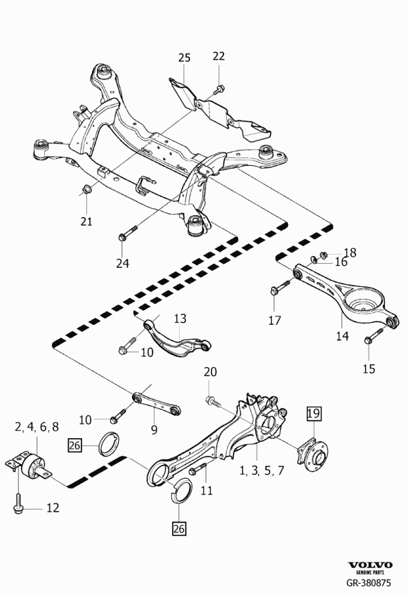 Volvo 31 212 034 - Track Control Arm parts5.com