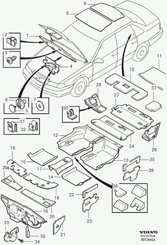 SAAB 91 32 564 - Lambda Sensor parts5.com