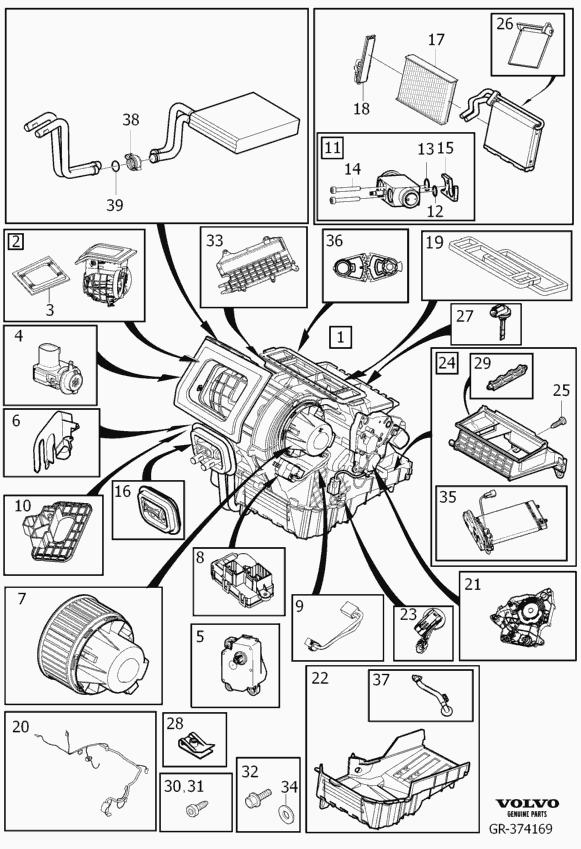 FORD 31 369 455 - Filter, interior air parts5.com