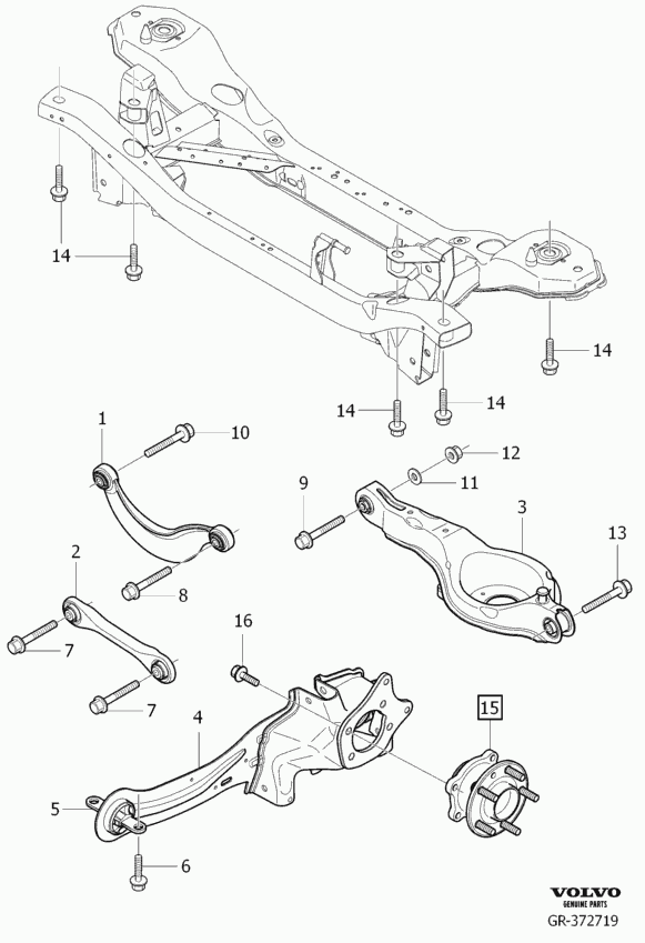 Volvo 31277675 - Lenker, Radaufhängung parts5.com