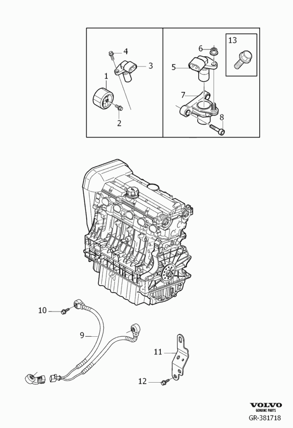 Volvo 31303937 - Senzor impulsuri, arbore cotit parts5.com