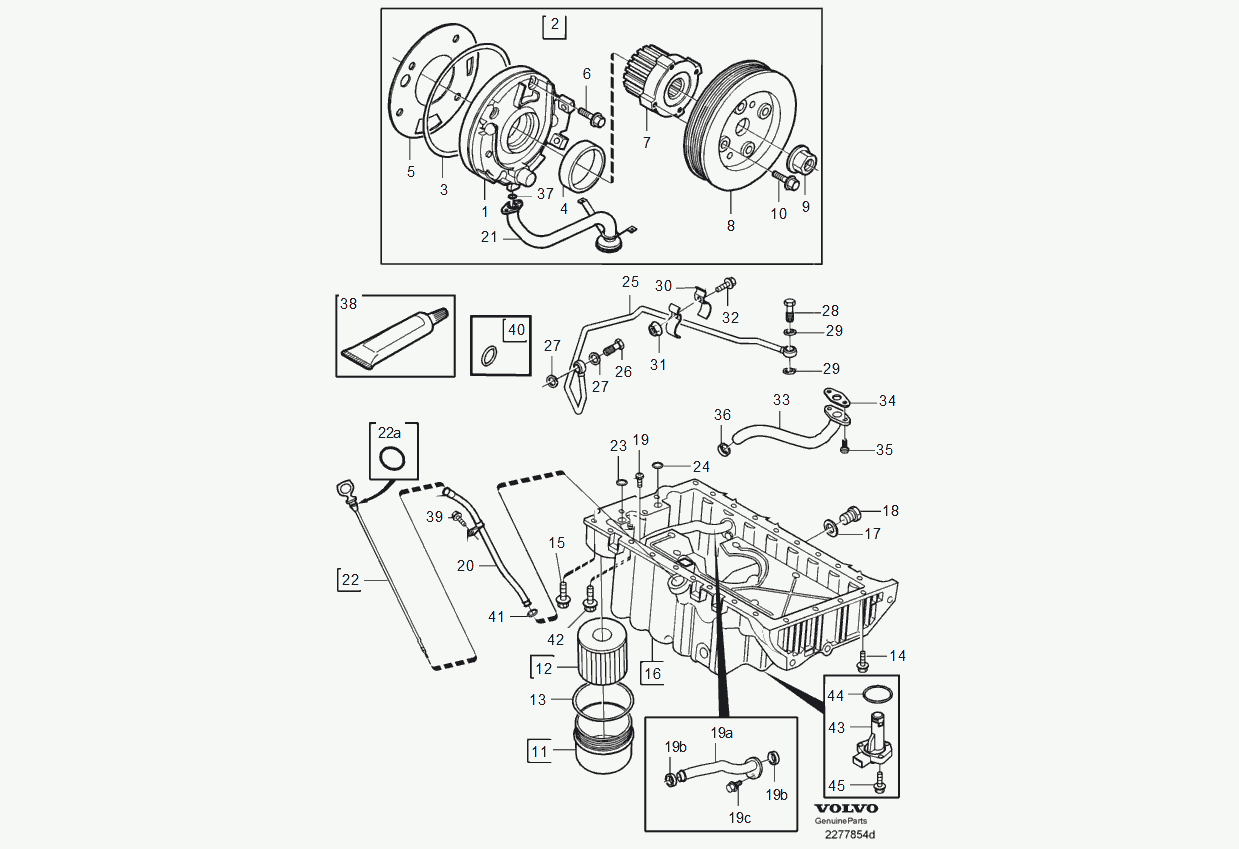 Volvo 986833 - Surub de golire,baia de ulei parts5.com