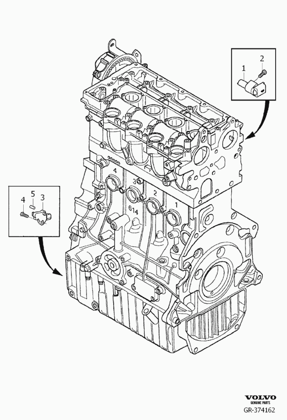 Volvo 30725885 - Sensor, posición arbol de levas parts5.com