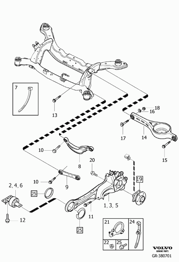 Volvo 31202762 - Tukivarsi, pyöräntuenta parts5.com