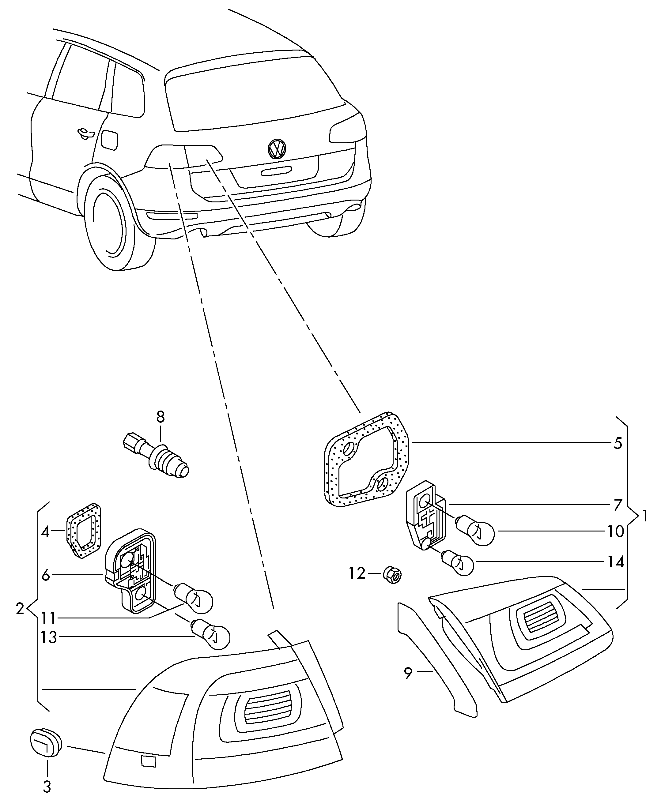 Skoda N   017 732 6 - Лампа накаливания, освещение щитка приборов parts5.com