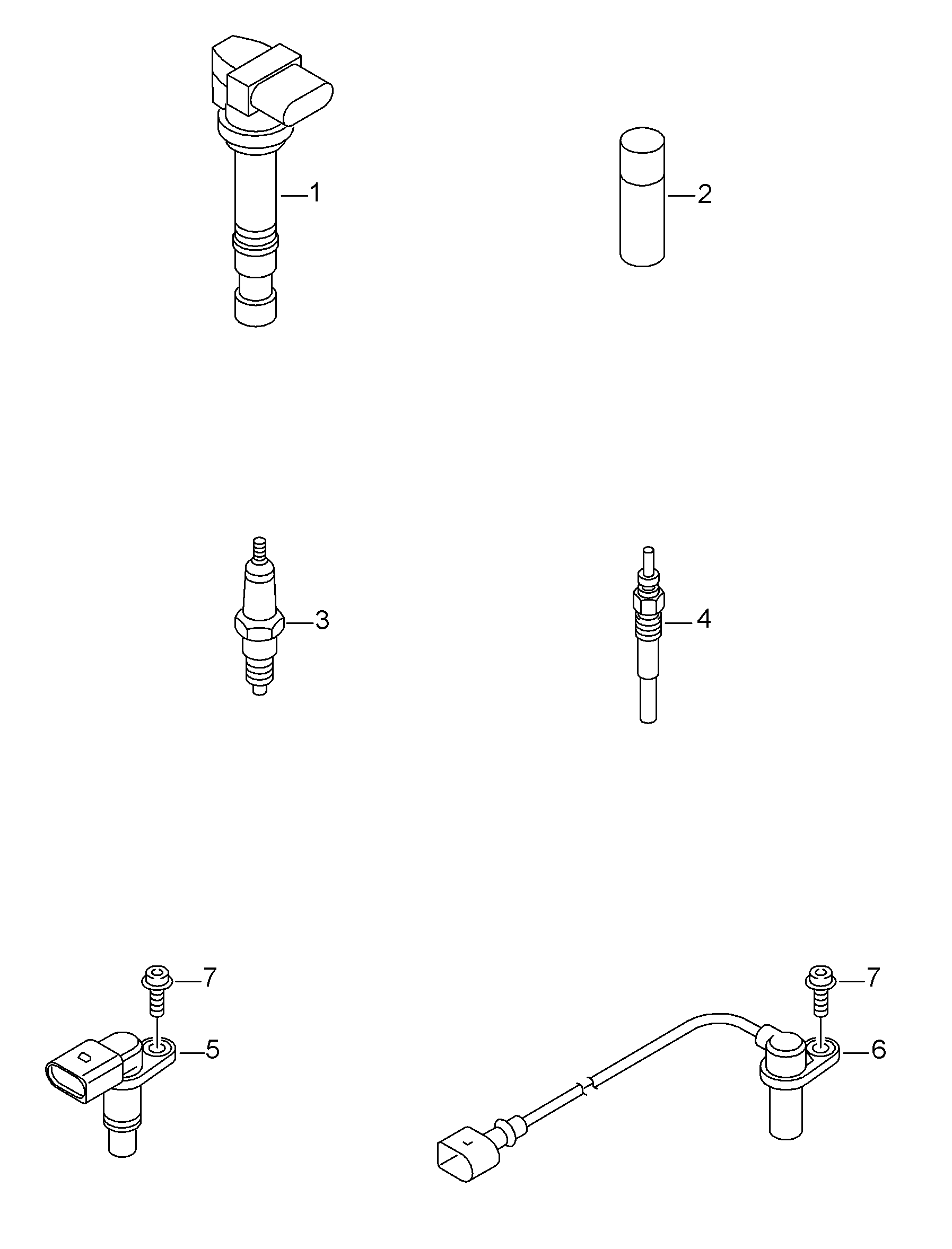 Skoda 07L 905 163 C - Senzor,pozitie ax cu came parts5.com