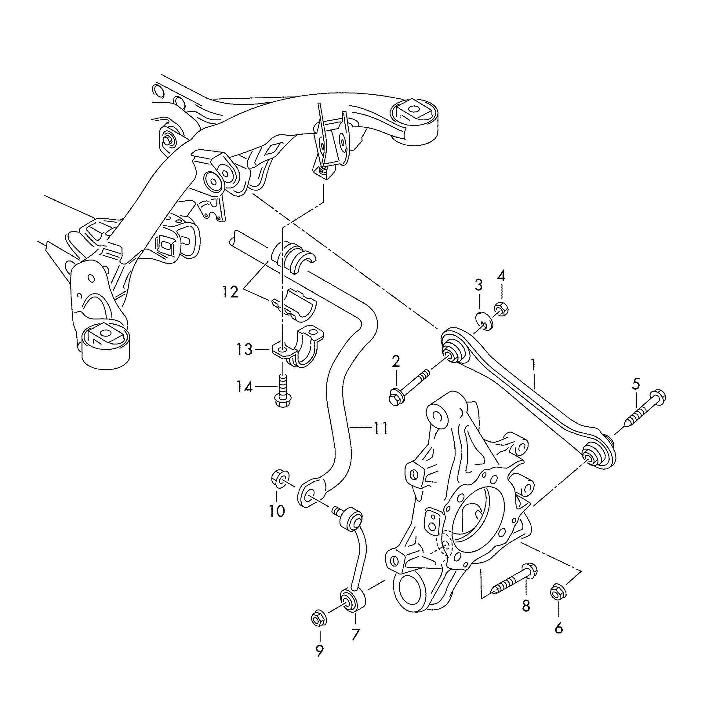 AUDI 7P0 501 529 - Brat / bieleta, suspensie roata parts5.com