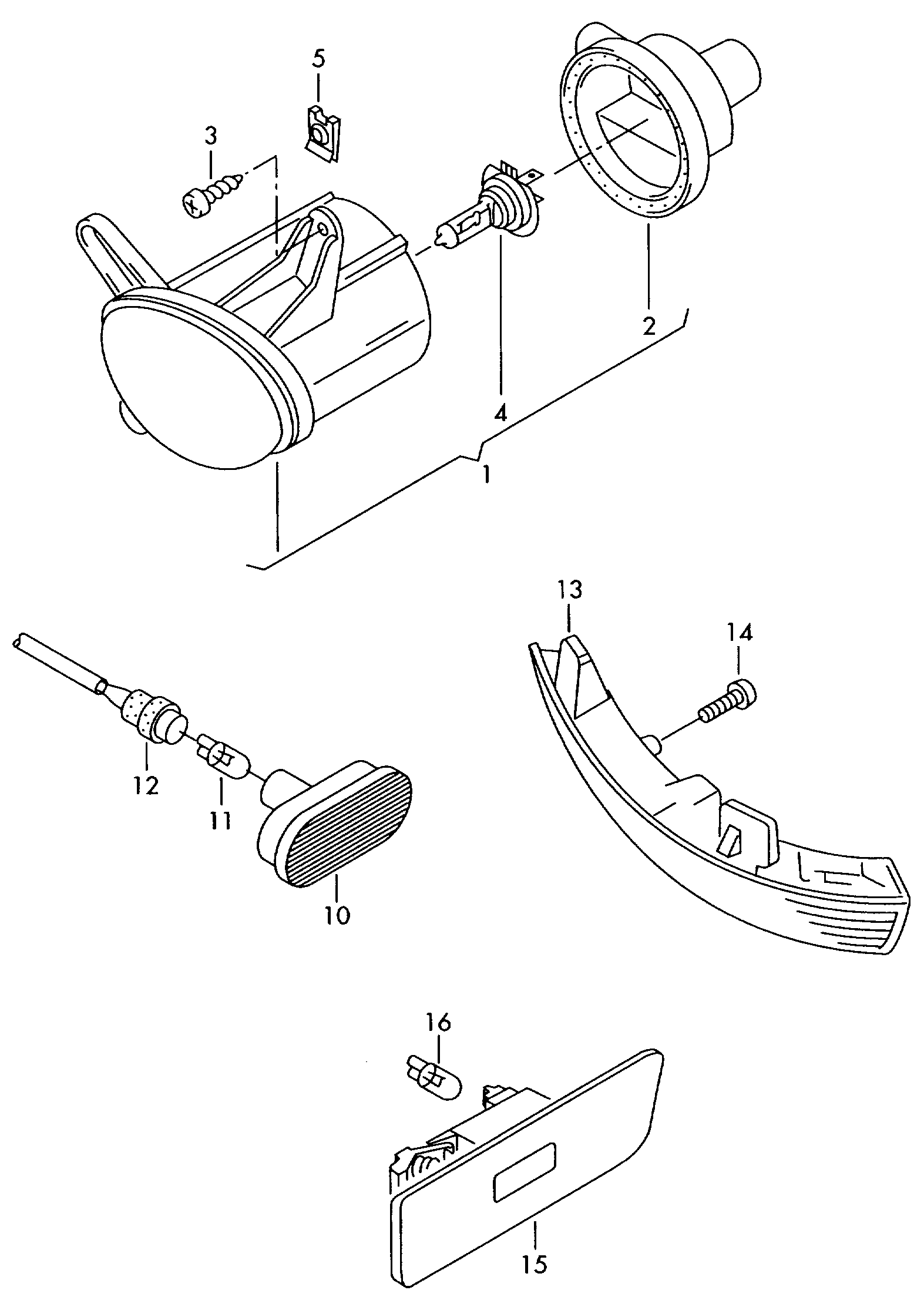 Seat 1J0949117 - Semnalizator parts5.com