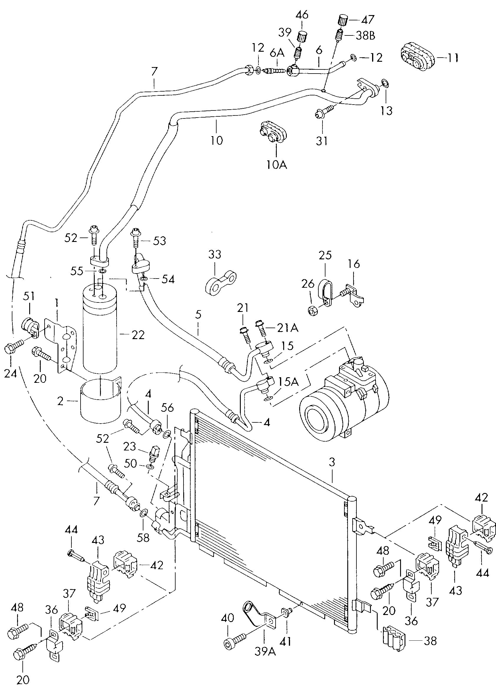 VW 3B0820193 - Dryer, air conditioning parts5.com