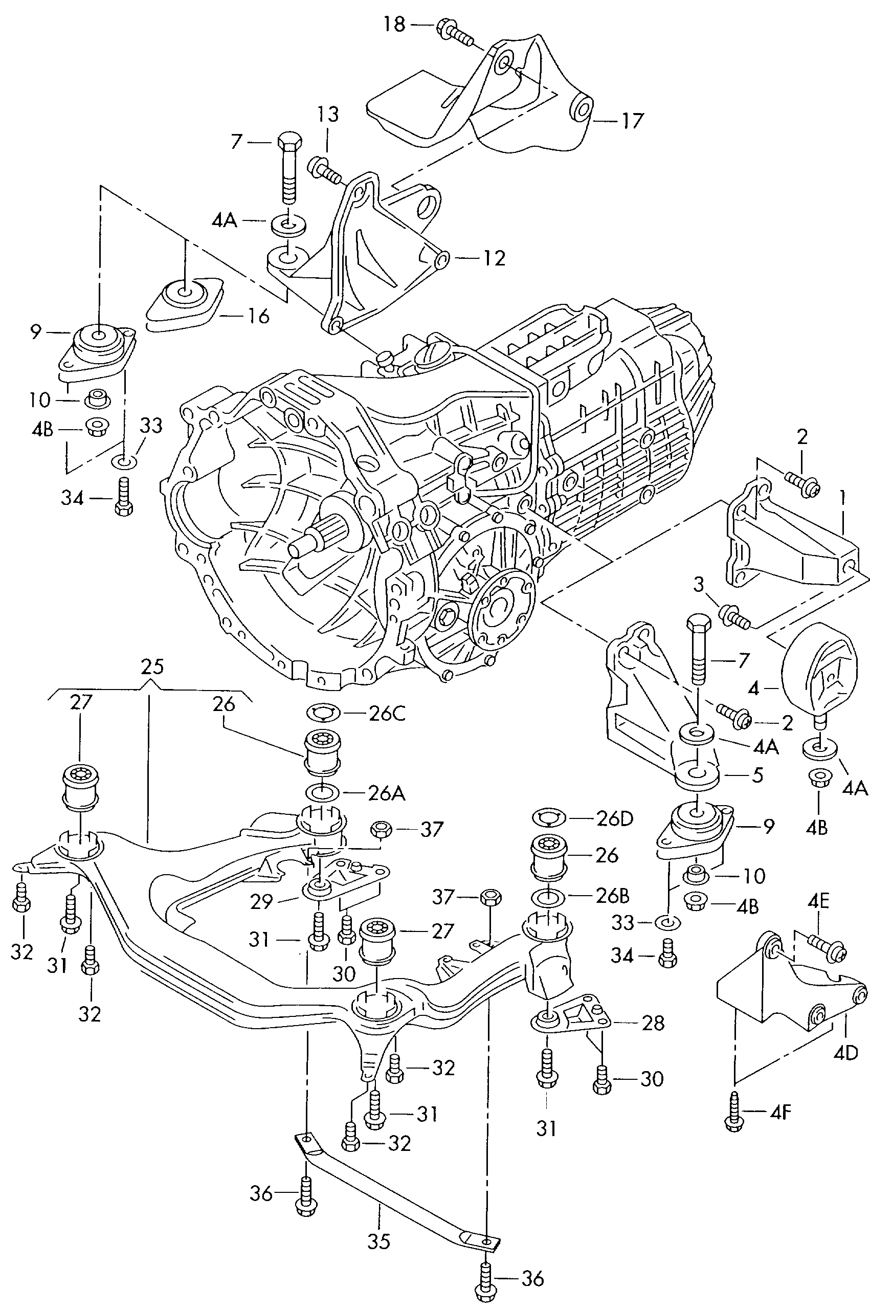 Skoda N  10063202 - Bolt, exhaust system parts5.com