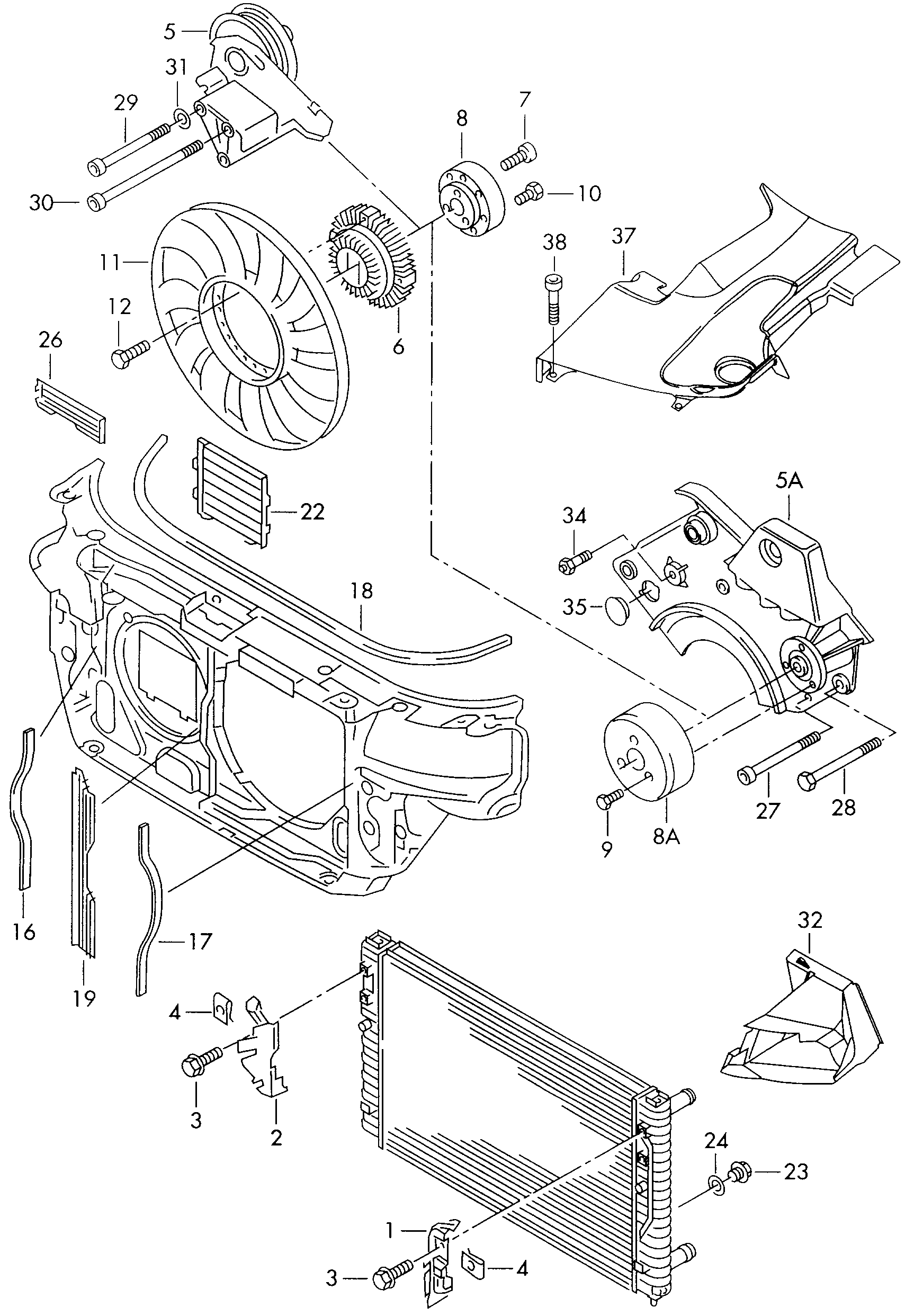 Skoda 058 121 301 B - Φτερωτή, ψύξη κινητήρα parts5.com