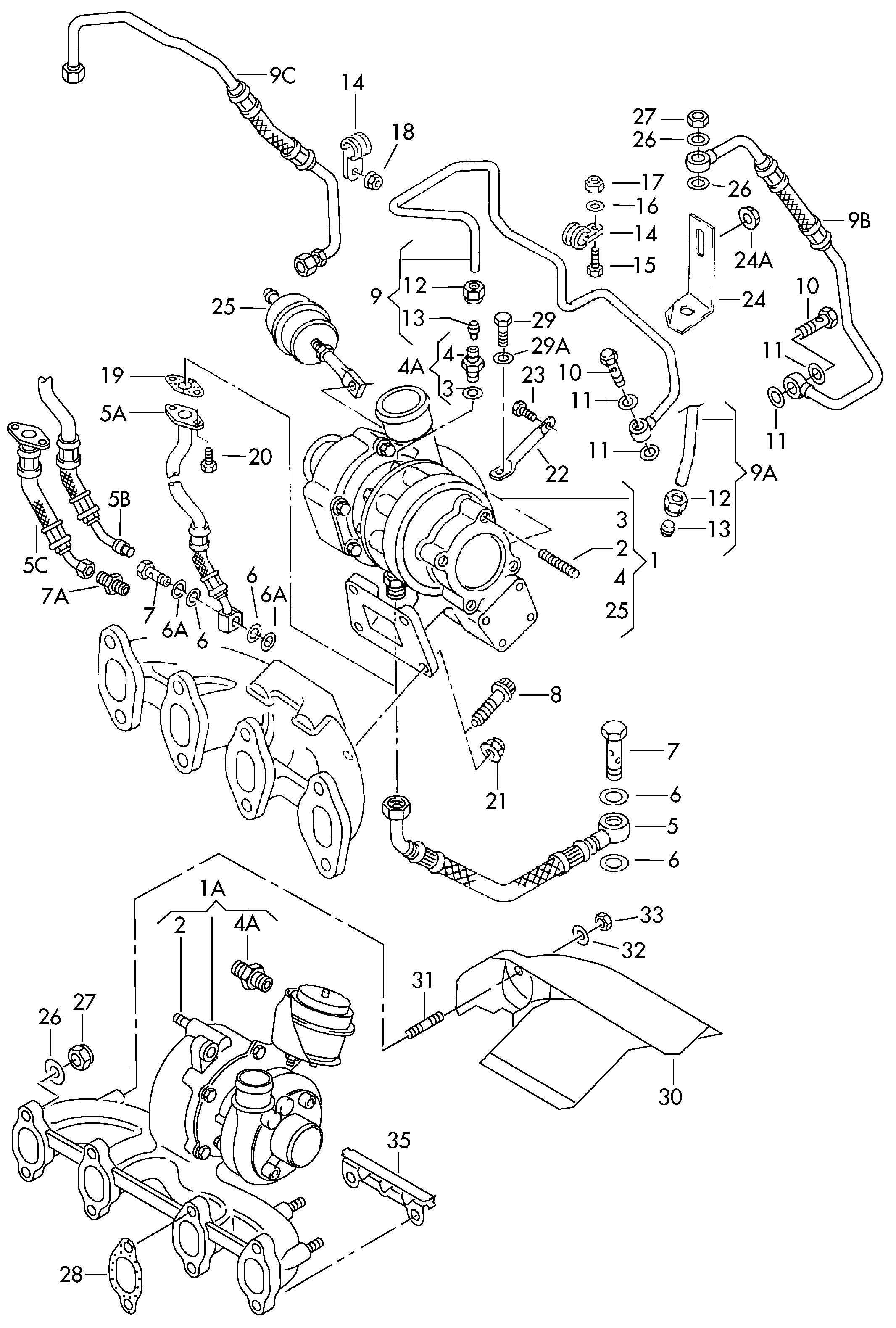 AUDI 1J0 145 769 F - Locking Clip parts5.com