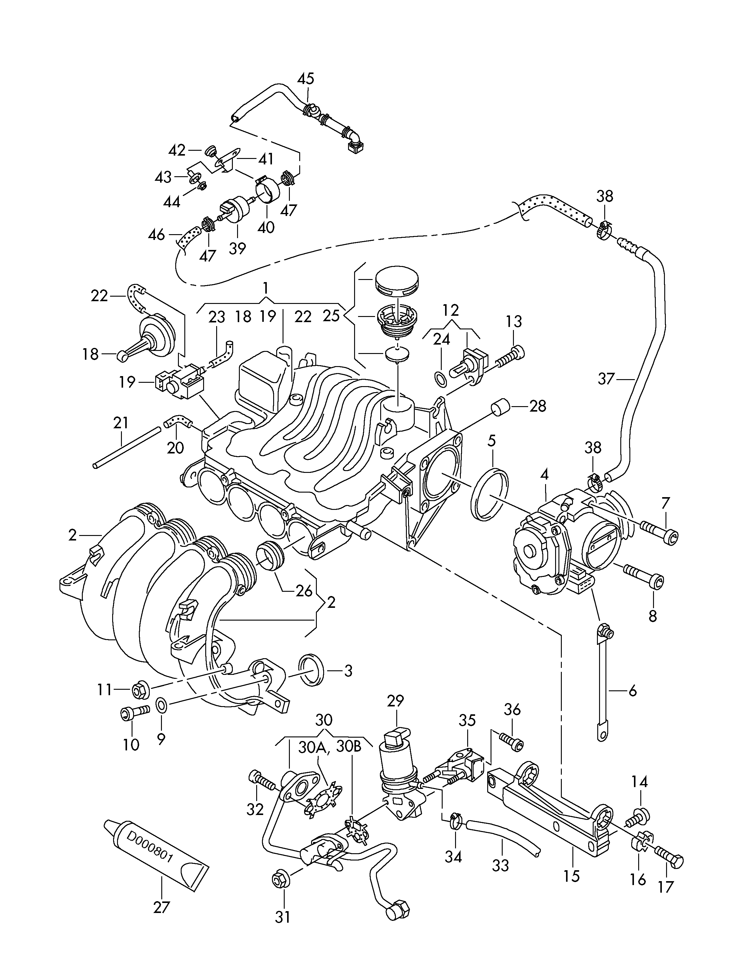 AUDI 06A131501F - EGR Valve parts5.com