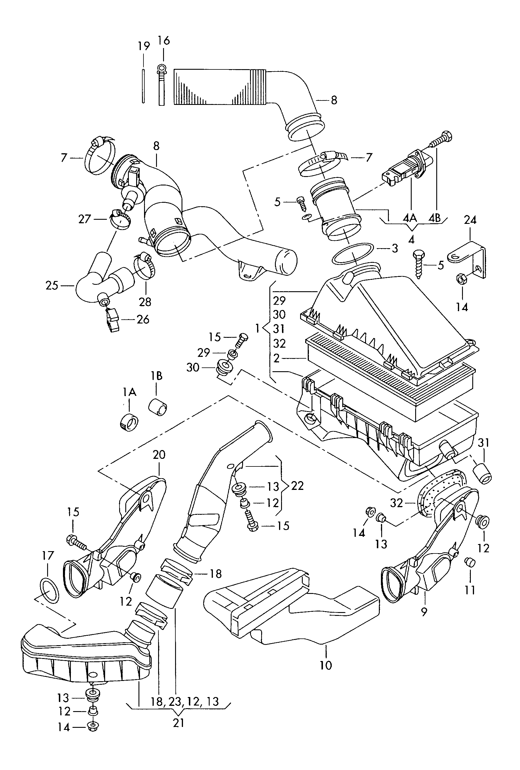 VW 1J0129620A - Φίλτρο αέρα parts5.com