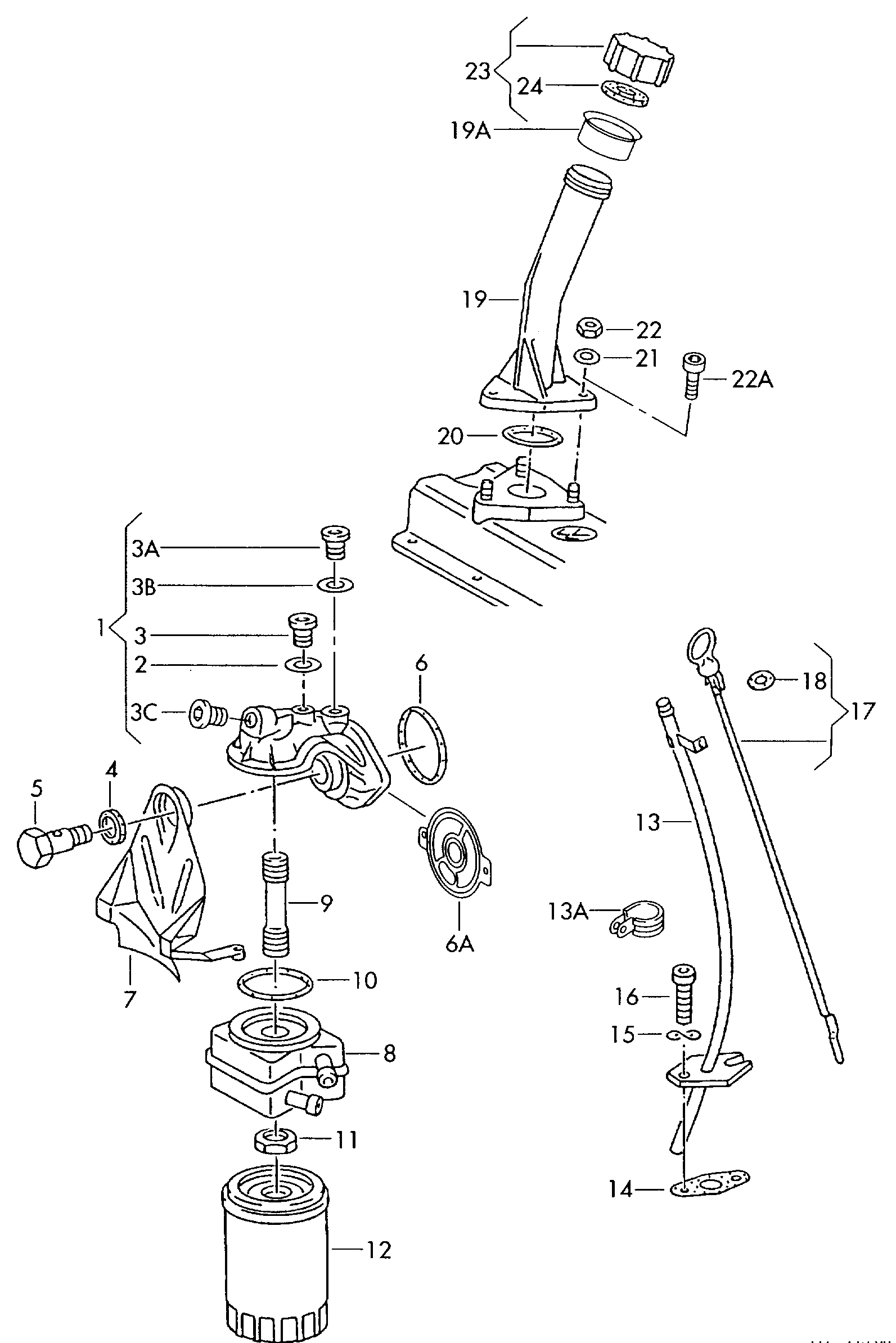 VAG 074115561 - Filtar za ulje parts5.com