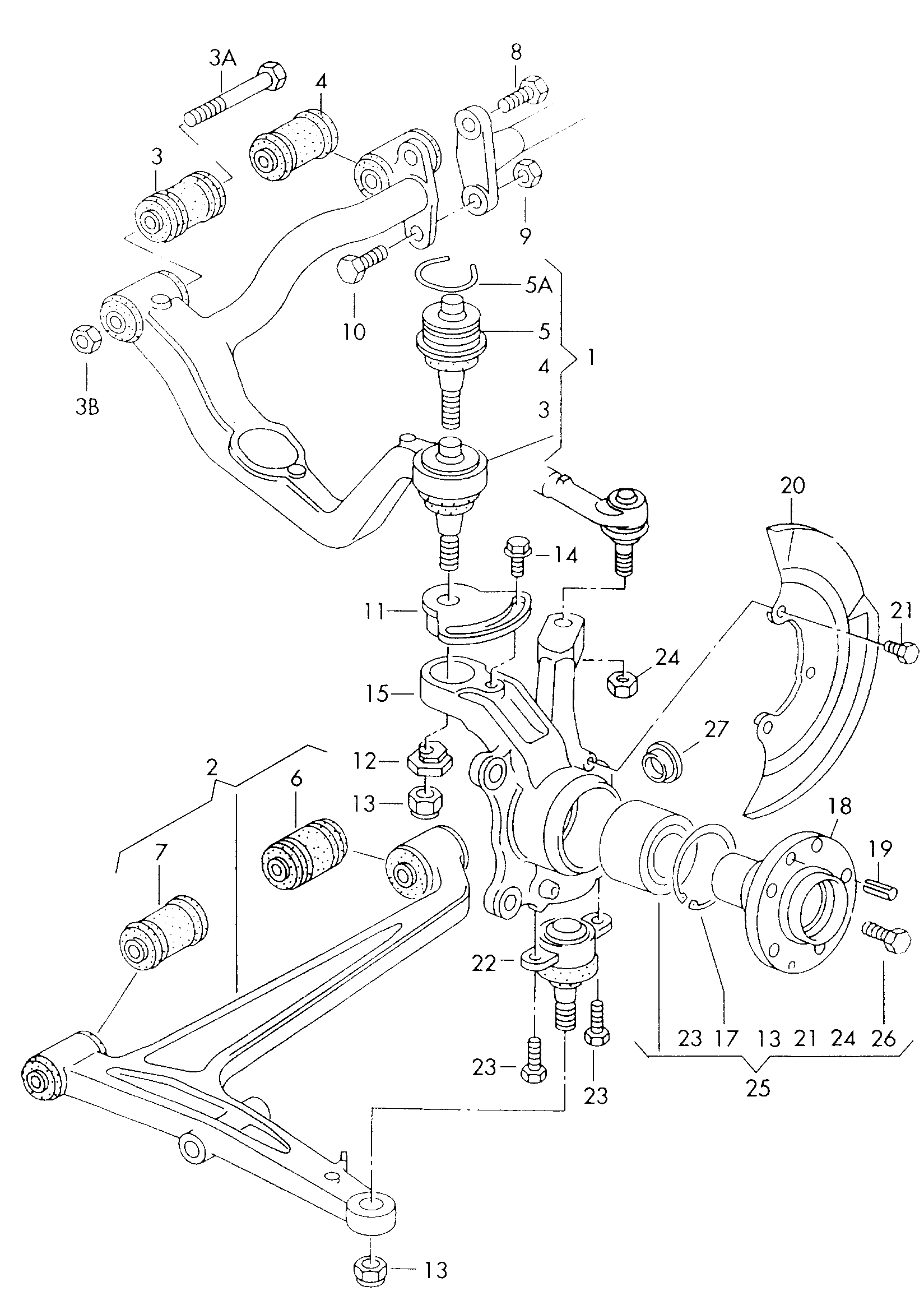 VAG 701 407 077 A - Uložení, řídicí mechanismus parts5.com