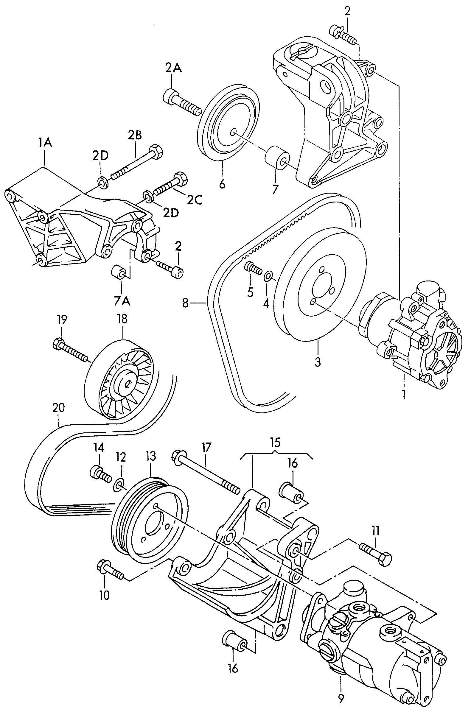 VAG 074 145 933 G - Curea transmisie cu caneluri parts5.com