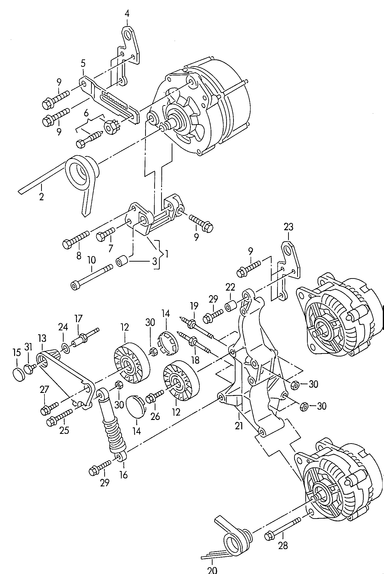 VW 068 903 137 D - Трапецовиден ремък parts5.com