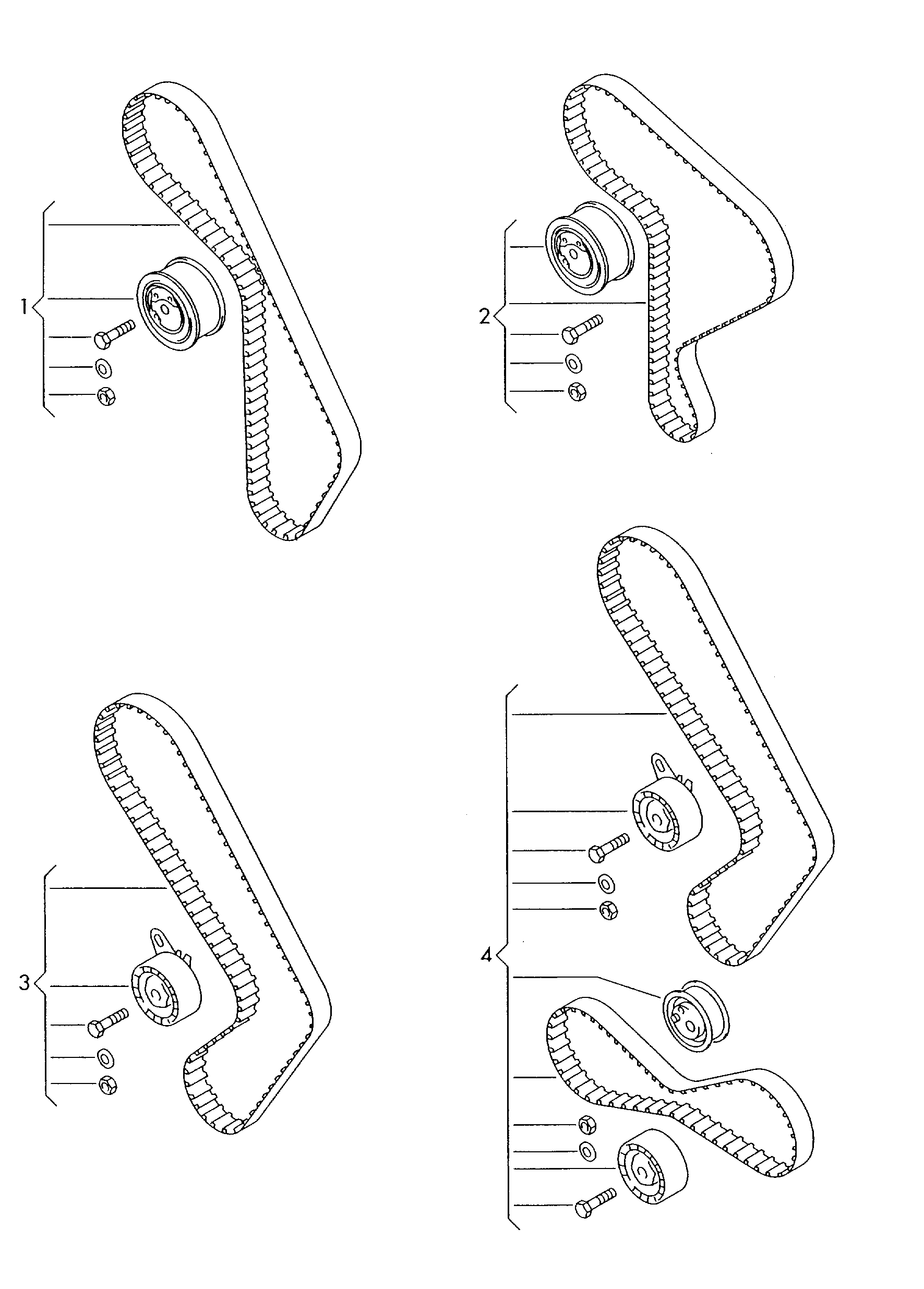 Skoda 028 198 119 - Timing Belt Set parts5.com