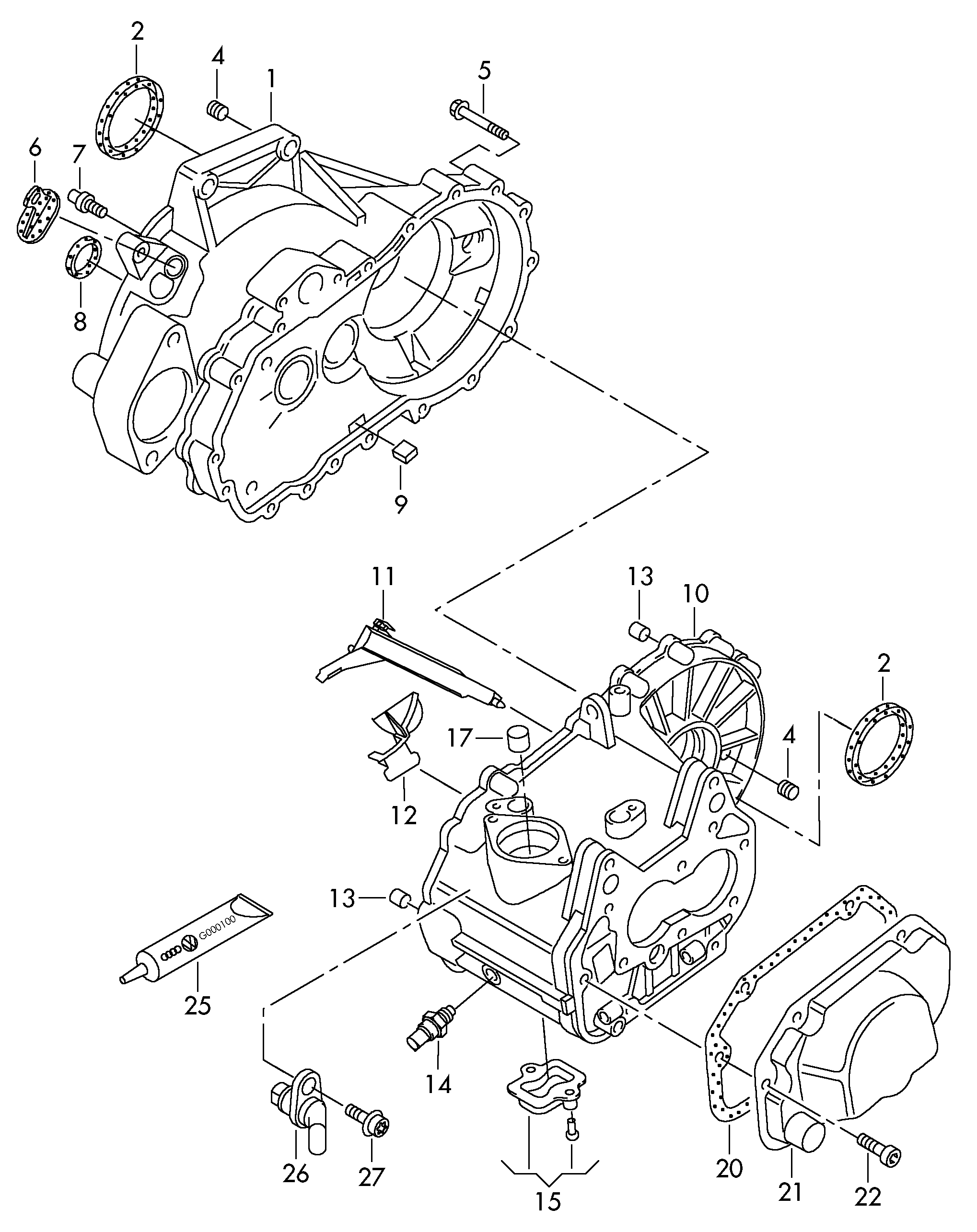 VW (FAW) 02T311113A - Radijalni zaptivni prsten (semering), ručni menjač parts5.com