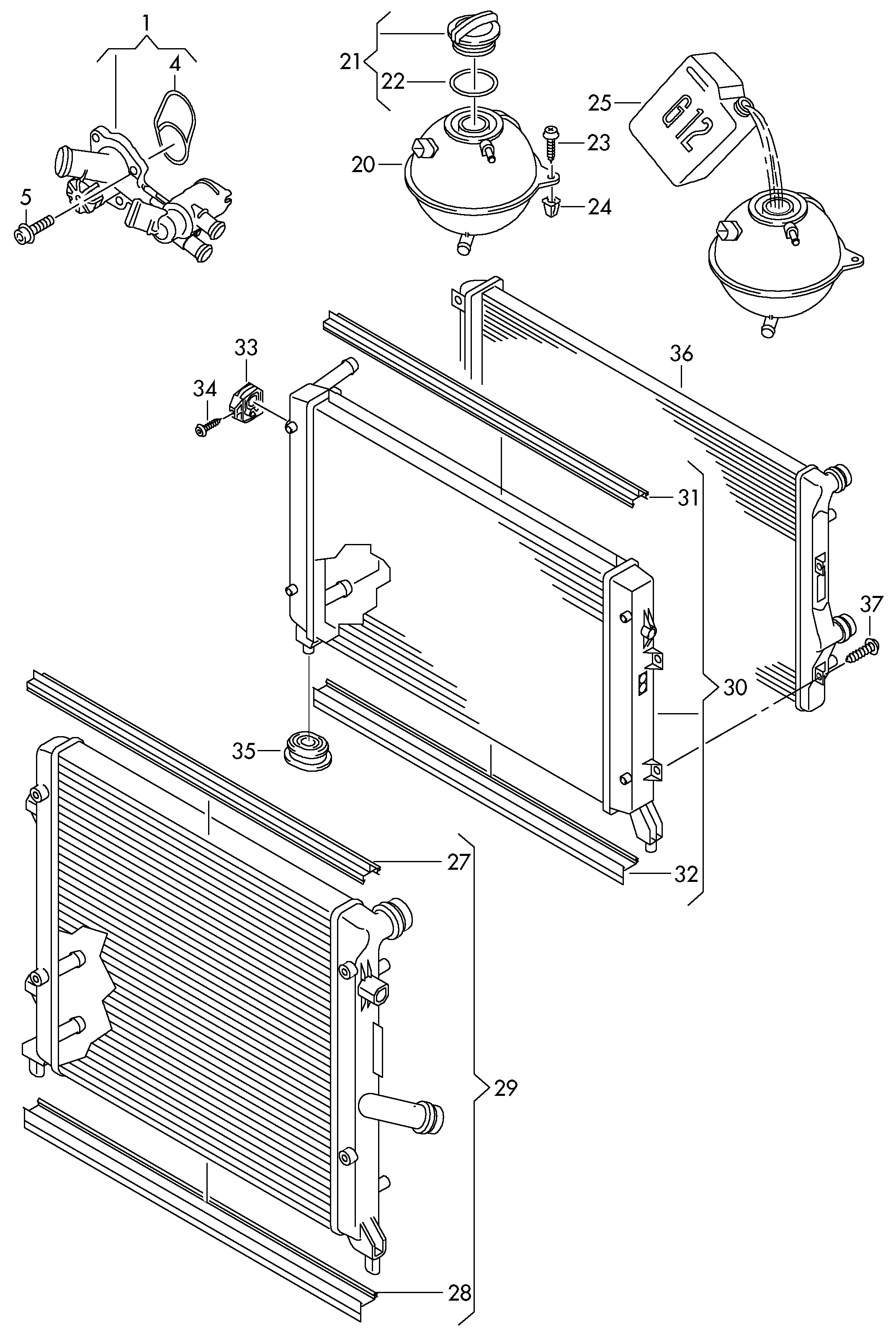 AUDI 03F 121 111 A - Termostat,lichid racire parts5.com