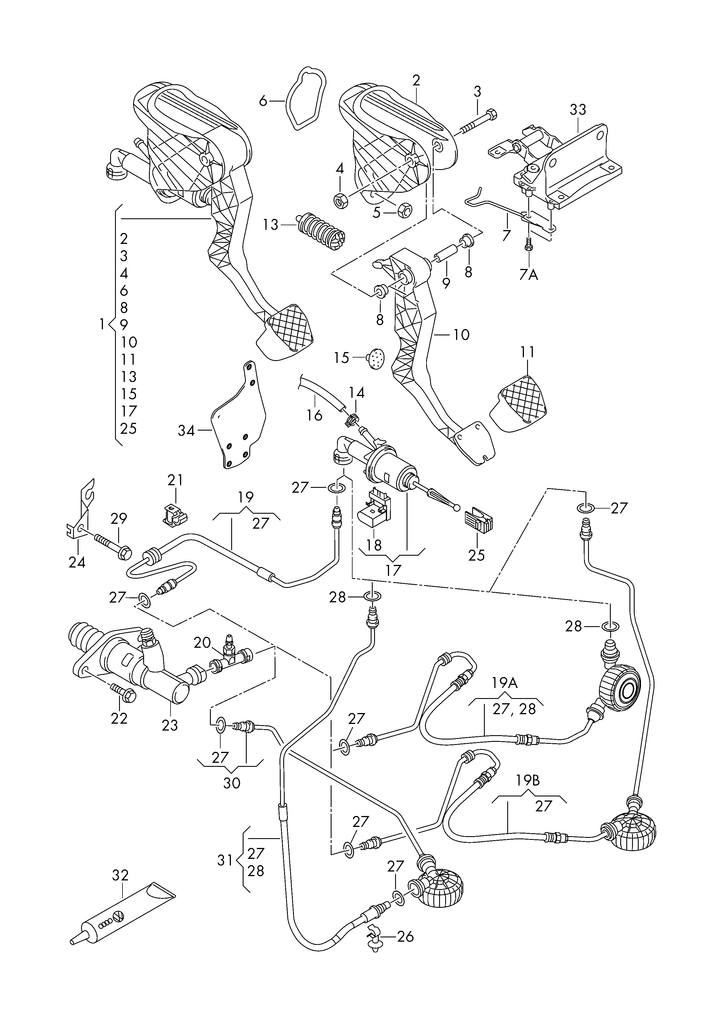 VAG 6QE 721 261 - Κάτω αντλία συμπλέκτη, συμπλέκτης parts5.com