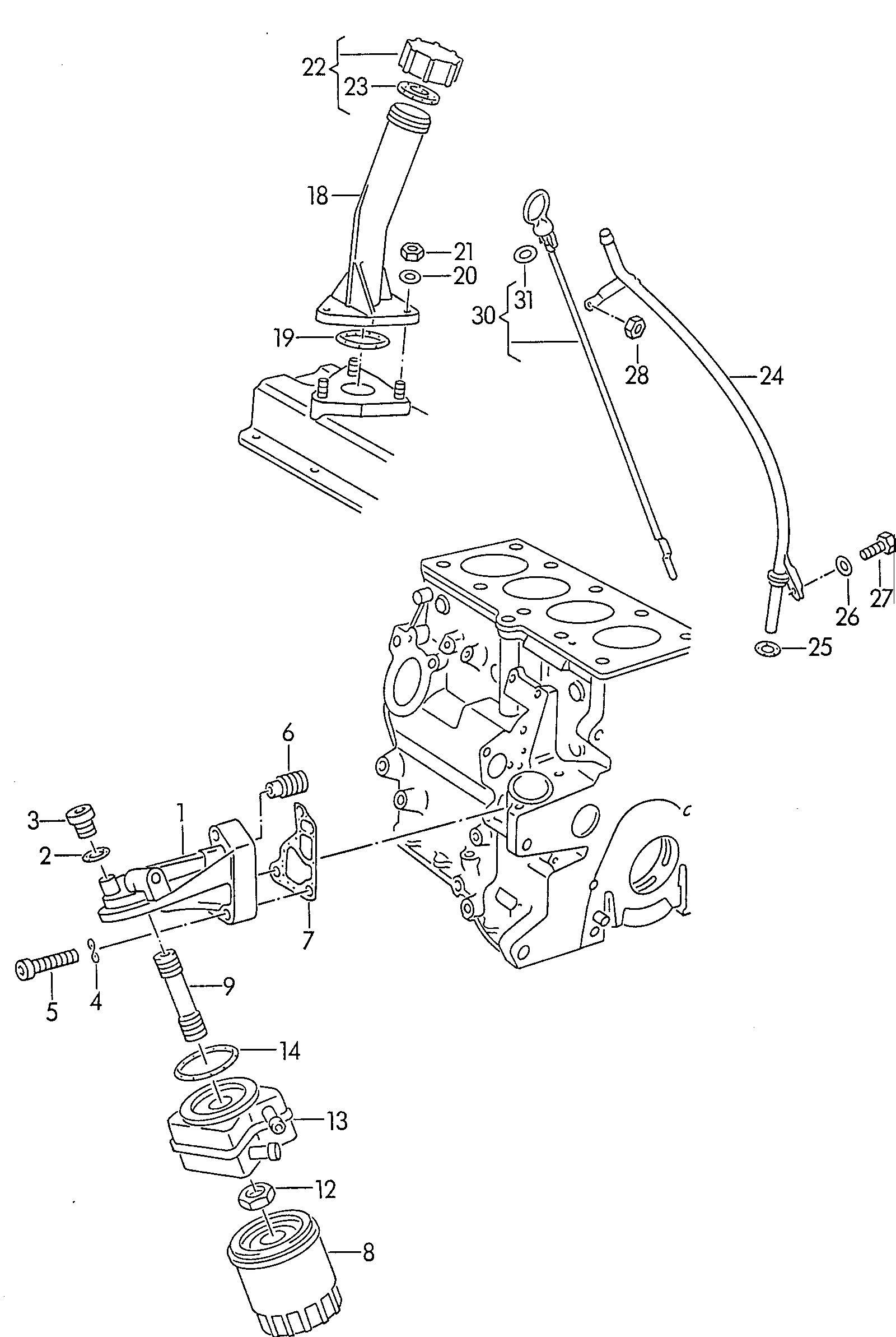 Seat 028 115 561 B - Filtr oleju parts5.com