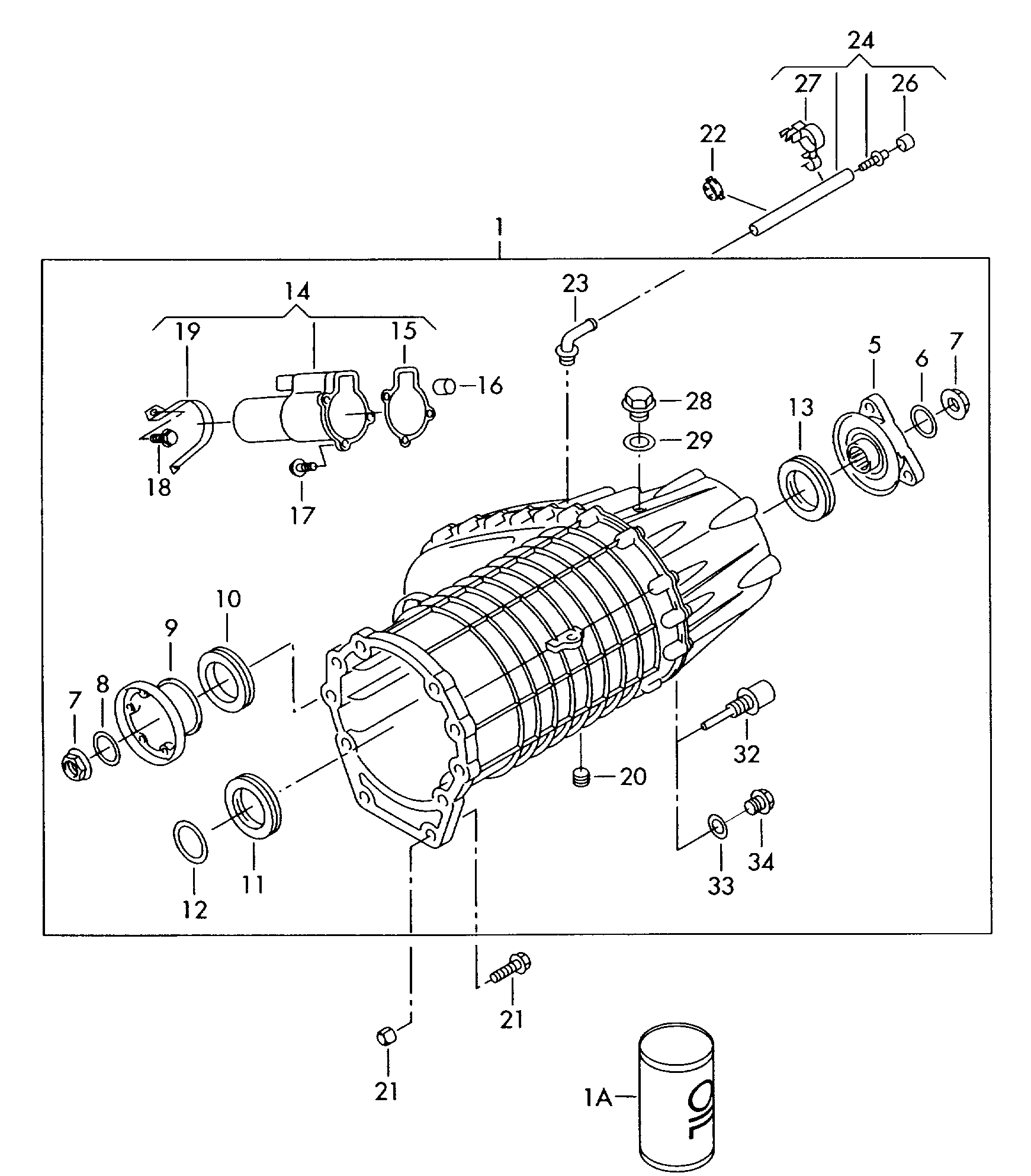 VAG 0AD301323A - Dichtung, Ölpumpe parts5.com