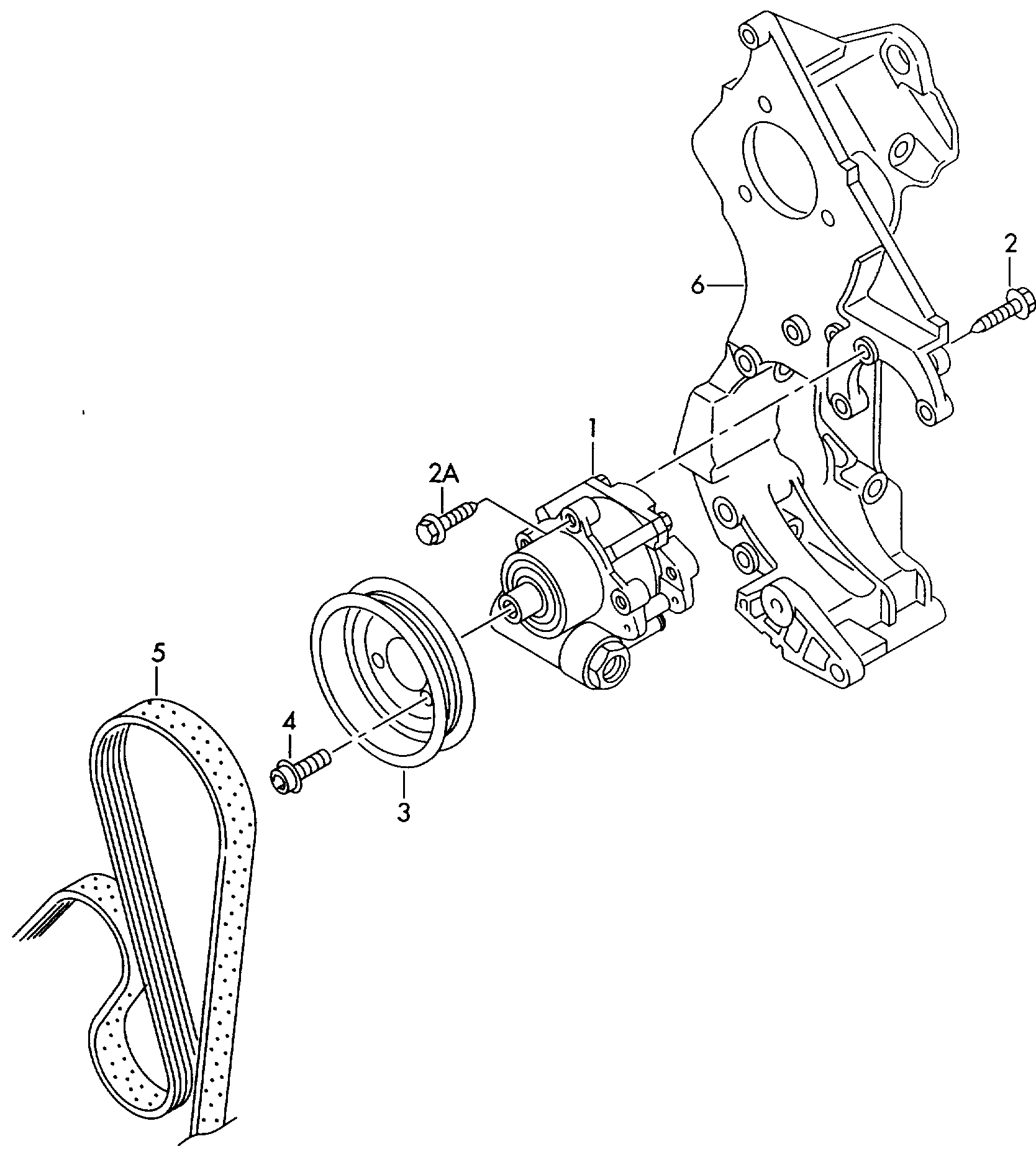 Seat 06A 145 933 D - Hosszbordás szíj parts5.com