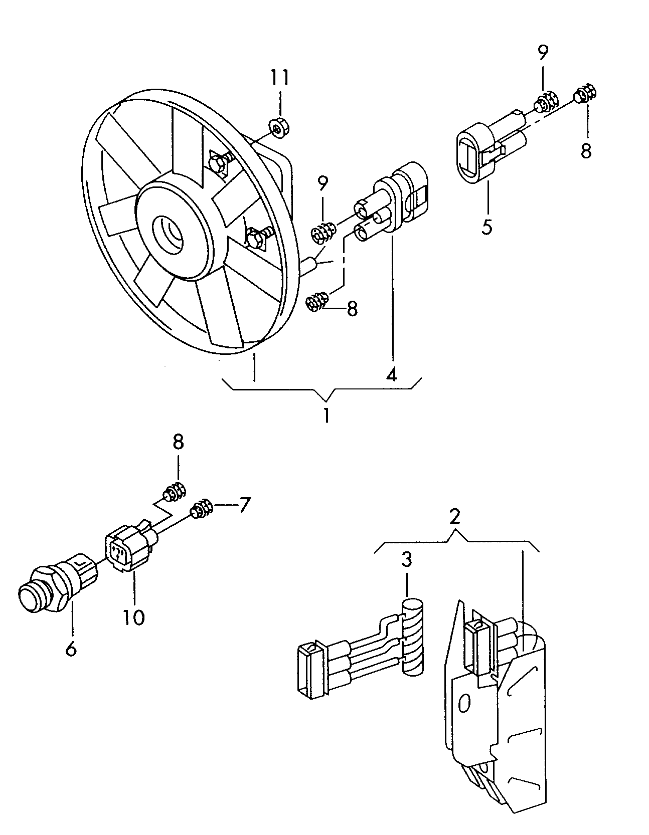 VAG 1H0 959 481 B - Термовыключатель, вентилятор радиатора / кондиционера parts5.com