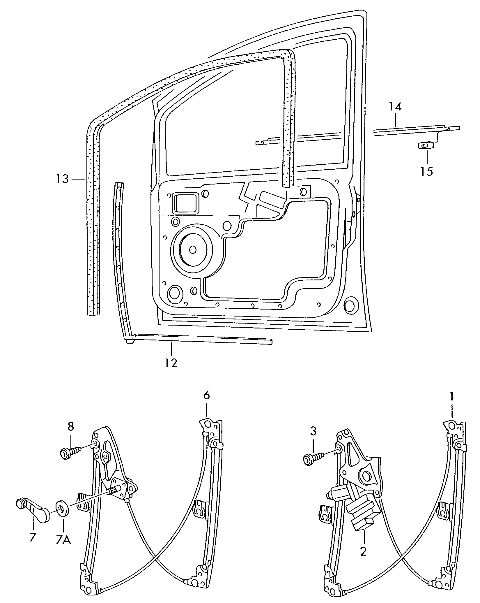 Seat 7M0837461A - Elevalunas parts5.com