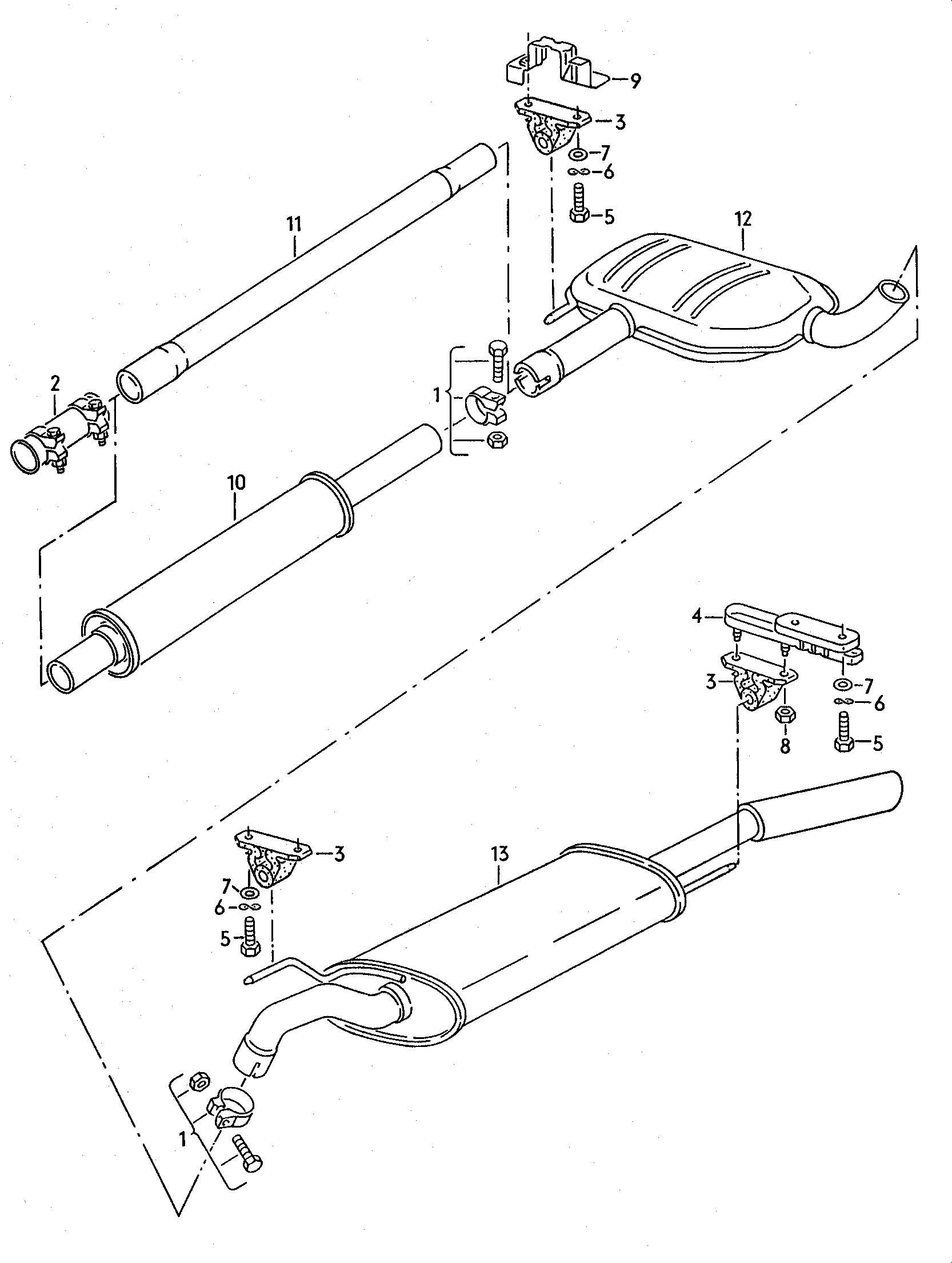 VAG 191 253 141 F - Cijevna spojnica, ispušni sustav parts5.com