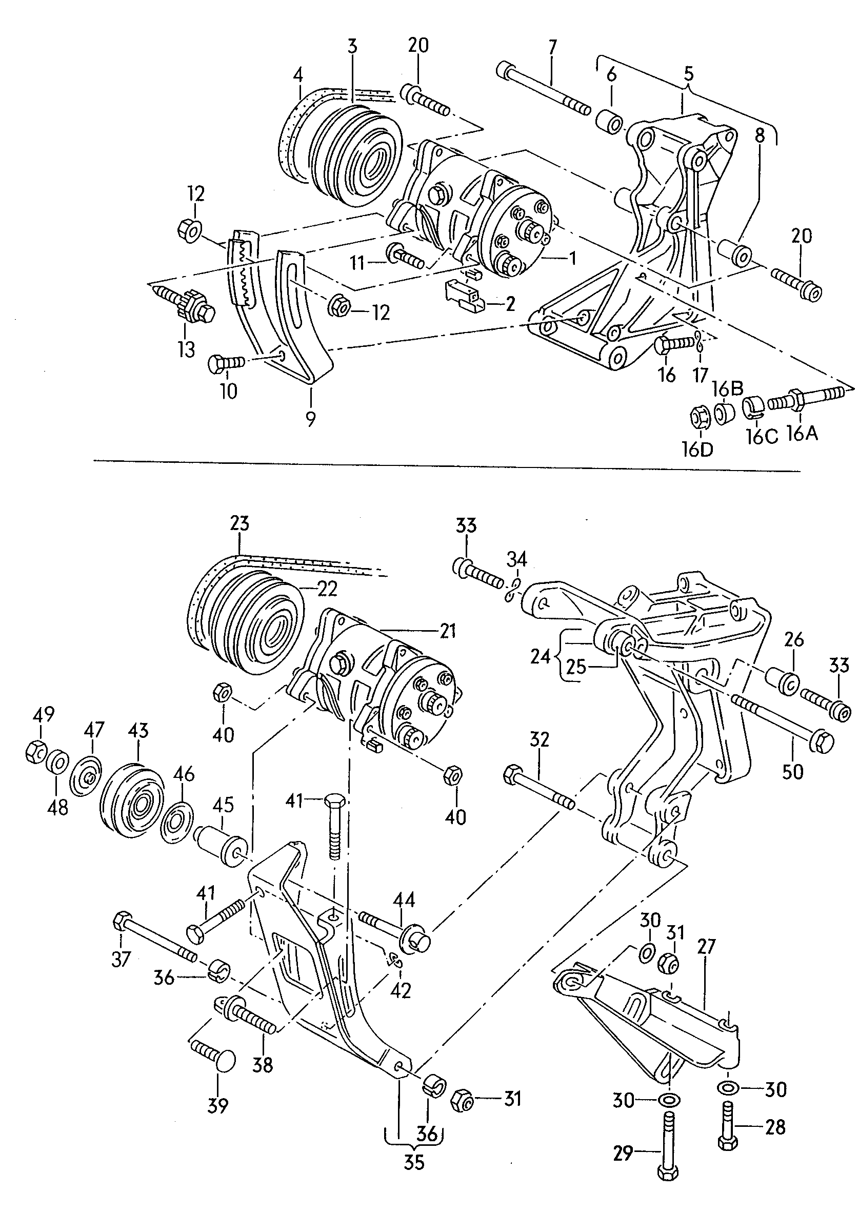 VW 357820803Q - Compressor, air conditioning parts5.com