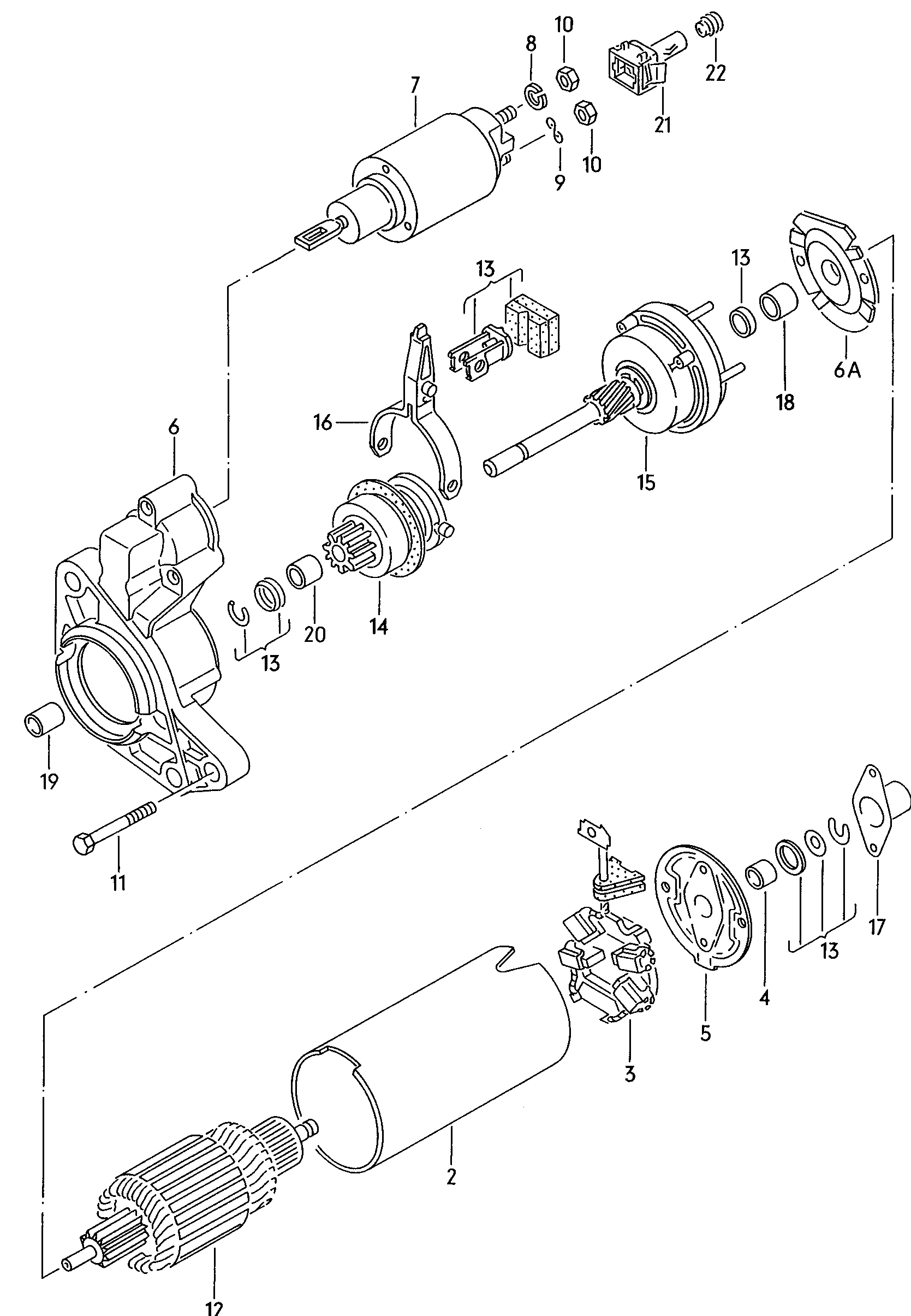 VW 020 911 023 F - Motor de arranque parts5.com