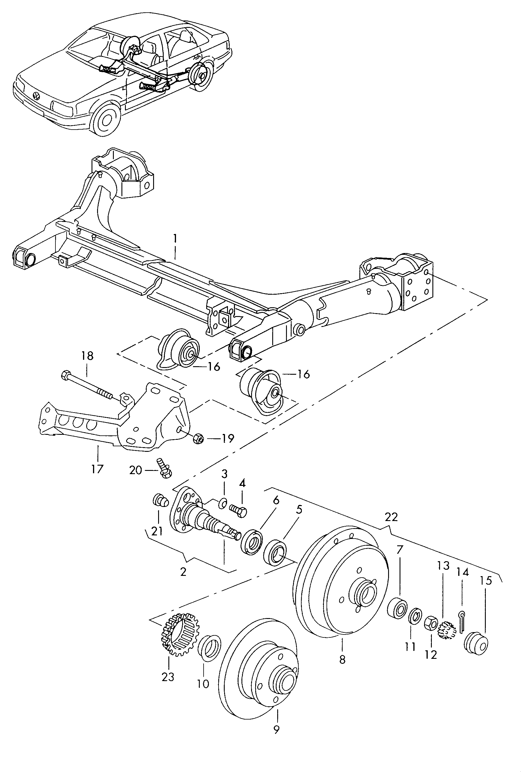 VAG 311405645 - Wheel hub, bearing Kit parts5.com