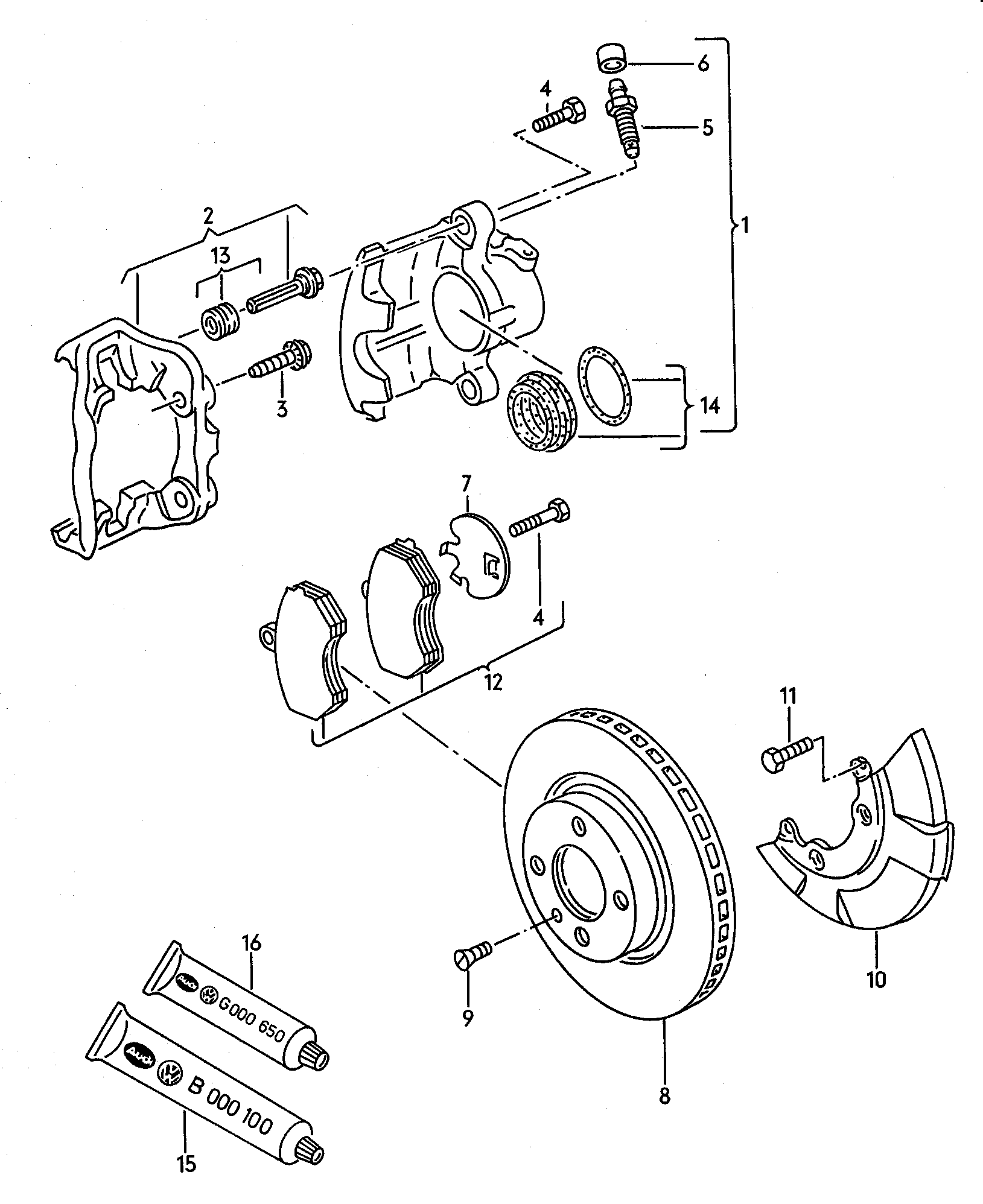 Seat 357615125B - Guide Sleeve Kit, brake caliper parts5.com