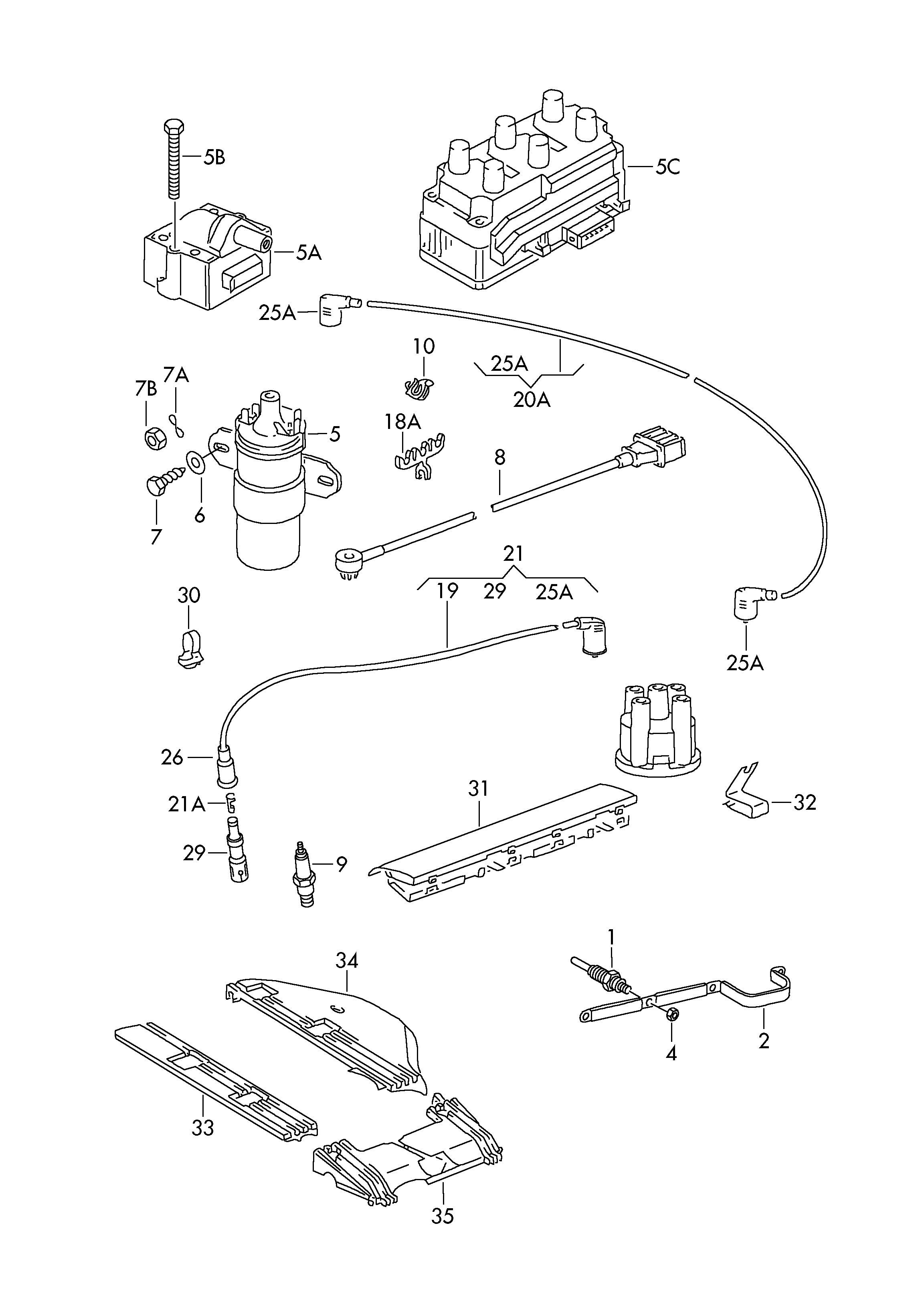 Seat 101 000 005 AD - Свеча зажигания parts5.com